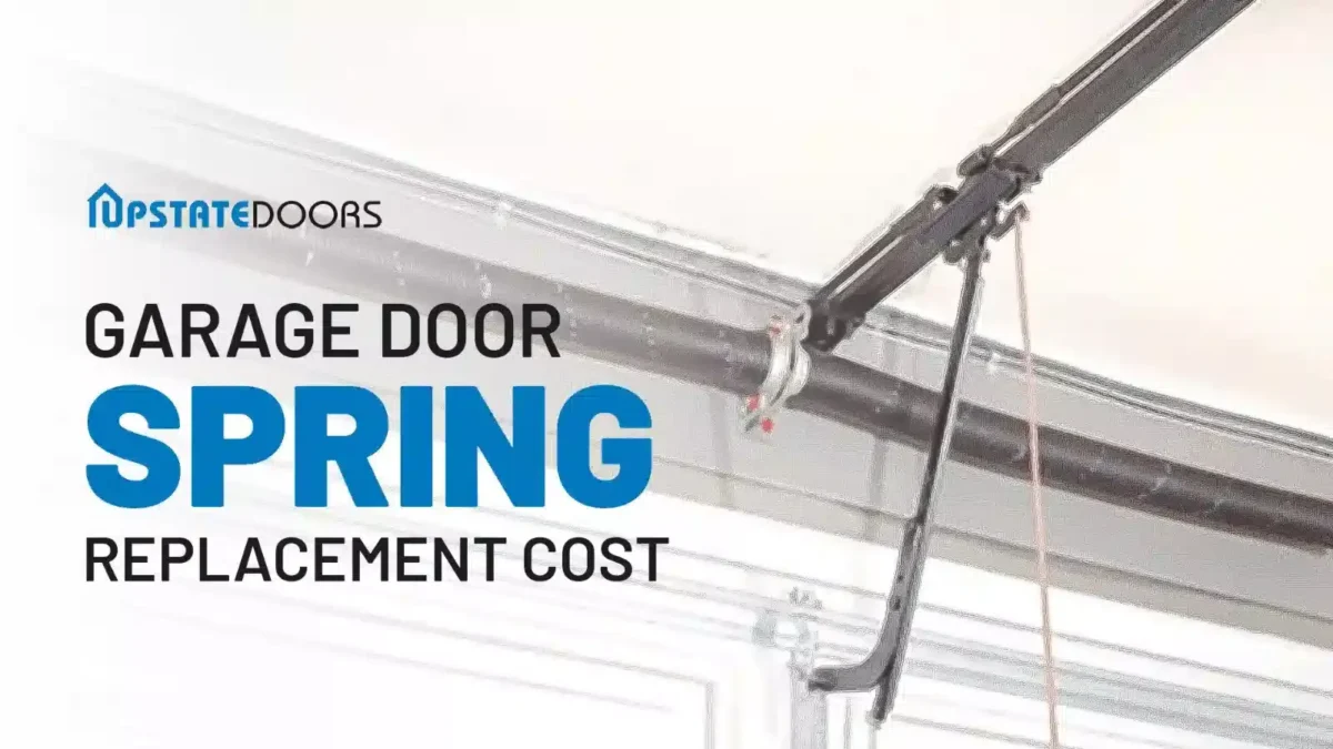 Cost to Replace Two Garage Door Springs: Save Money Today