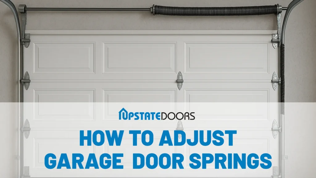How to Adjust Garage Door Springs