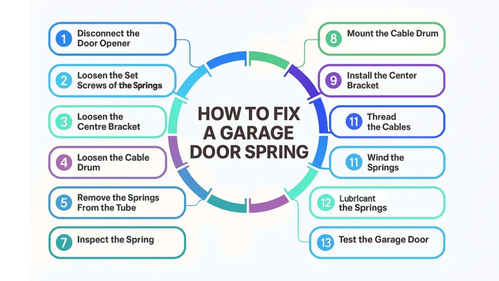 How to Fix a Garage Door Spring