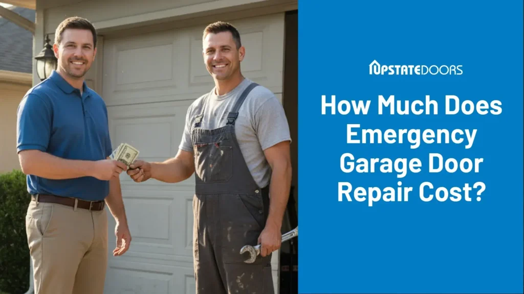 How much does emergency garage door repair cost