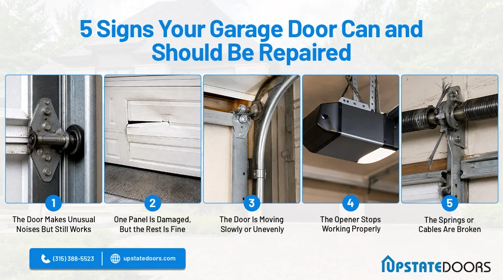 5 Signs Your Garage Door Can and Should Be Repaired